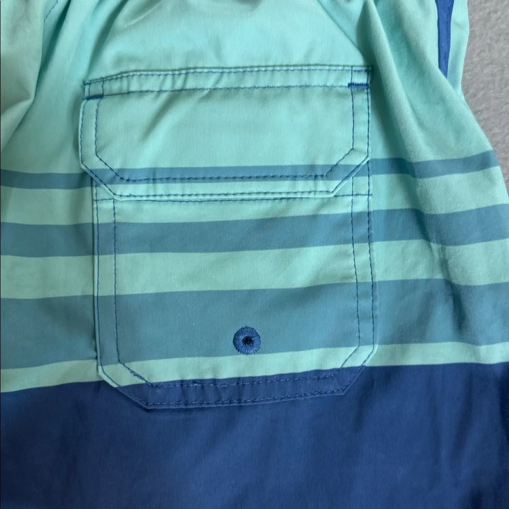 Abercrombie Kids Multicolor Striped Swim Trunks Size 9/10‎